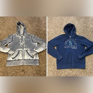 2 Seattle Mariners zip up Hoodie